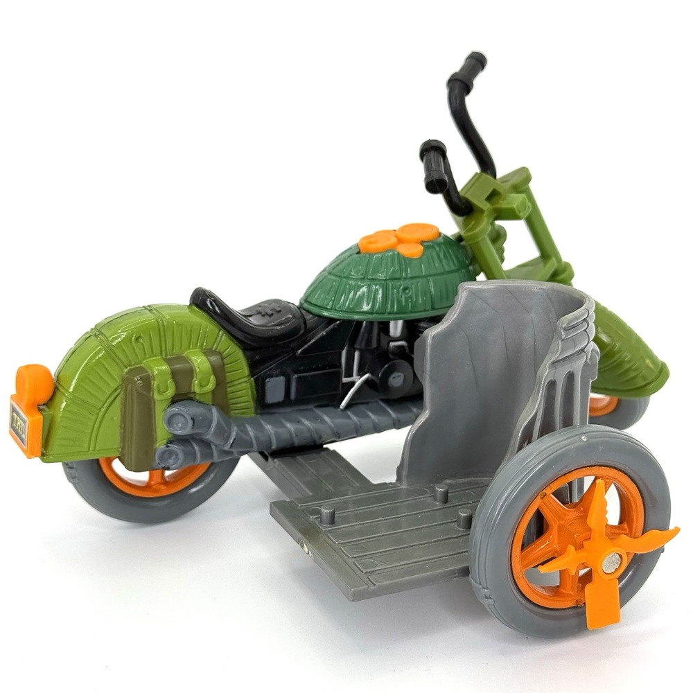 VTG TMNT Turtlecycle Motorcycle w Sidecar Playmates 1989 Mirage Studios